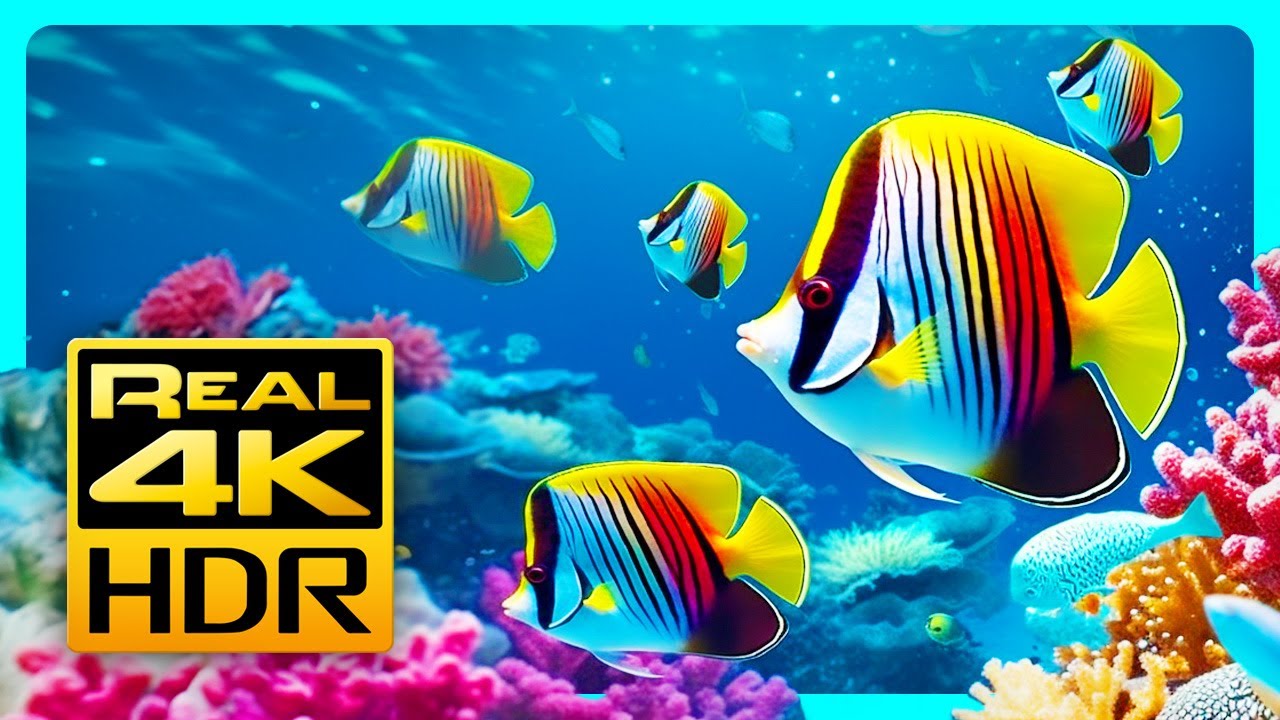 Stunning Aquarium Colors in 4K HDR - Video Download